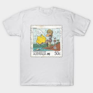 Living Together Australia Stamp T-Shirt